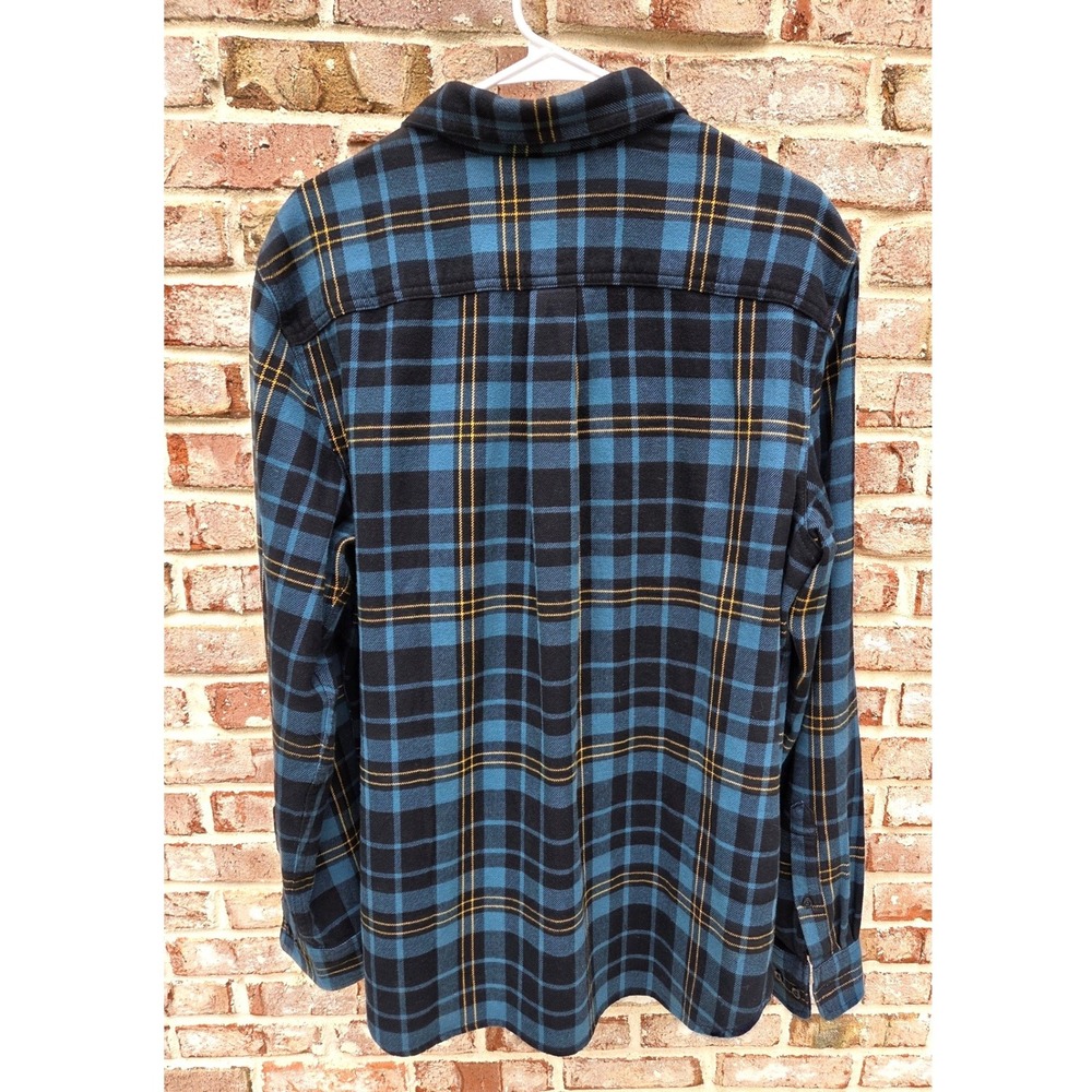 NWOT-The North Face Arroyo Flannel Shirt Mens L Blue Black Plaid LS  Pockets - Picture 5 of 6